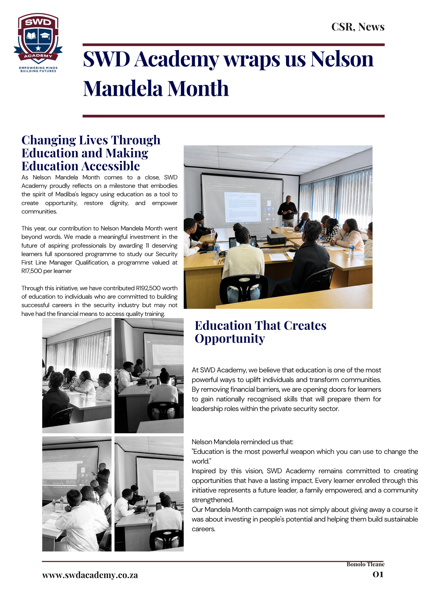 Opening Doors to Leadership